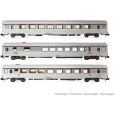 HN4440 3-tlg. Set TEE Reisezugwagen „Cisalpin", SNCF, Ep. IV Thumbnail 1