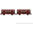 HN6572 2-tlg. Set Gedeckte Güterwagen G4 Permaplex, SNCF, Ep. IV Thumbnail 1