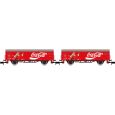 HN6645 2-tlg. Set Gedeckte Güterwagen JPD "Coca-Cola", RENFE, Ep. IV Thumbnail 1
