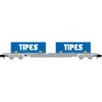 HN6650 Containerwagen Sgss "Tipes", SNCF/Novatrans, Ep. V Thumbnail 1