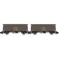 HN6660 2-tlg. Set Gedeckter Güterwagen J300.000, RENFE, Ep. III Thumbnail 1