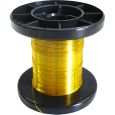 50140 Spule Kupferlackdraht Lackdraht gelb/gold 0,15mm (100 m) Thumbnail 1