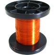 50142 Spule Kupferlackdraht Lackdraht orange 0,15mm (100 m) Thumbnail 1