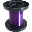 50145 Spule Kupferlackdraht Lackdraht lila/violett 0,15mm (100 m) Thumbnail 1