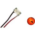 50206 LED SMD 0402 mit Kupferlackdraht Draht Kabel orange Thumbnail 1