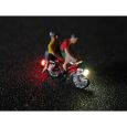 50133 Fahrrad mit LED Beleuchtung, zwei Fahrer Thumbnail 1