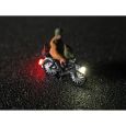 50134 Fahrrad mit LED Beleuchtung, alte Frau Thumbnail 1