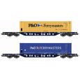 HR6614 2-tlg. Set Containerwagen Sgnss, Mercitalia Intermodal, Ep. VI Thumbnail 1
