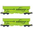 HR6624 2-tlg. Set Schwenkdachwagen, CZ-Interfracht, Ep. VI Thumbnail 1