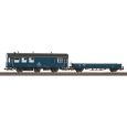 58223 2er Set Bauzug mit Rungenwagen ex-Ulm und Werkstattwagen, DB, Ep. IV Thumbnail 1