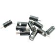 51399 Querlochstecker Bananenstecker 2,6mm schwarz (10 Stück) Thumbnail 1