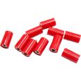 51405 Querlochstecker Buchse Kupplung Muffe 2,6mm rot (10 Stück) Thumbnail 1