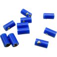 51406 Querlochstecker Buchse Kupplung Muffe 2,6mm blau (10 Stück) Thumbnail 1