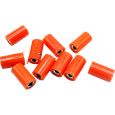51409 Querlochstecker Buchse Kupplung Muffe 2,6mm orange (10 Stück) Thumbnail 1