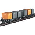 46663 Behälter-Transportwagen Laabs, DB, Ep. IV (WECHSELSTROM/AC) Thumbnail 2