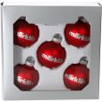 12426 Weihnachtskugeln klein, rot (5er Box) Thumbnail 1