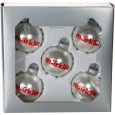 12448 Weihnachtskugeln klein, silber (5er Box) Thumbnail 1