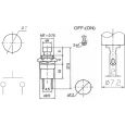 50049 Miniaturtaster gelb (10 Stück) Thumbnail 2