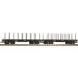 38785 G-2er Set G-Flachwagen C&S mit Rungen, US-Bahn, Ep. III/IV Thumbnail 1