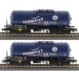 58284 H0-2er Set Kesselwagen Diamant 406Ra, PKP, Ep.VI Thumbnail 1