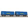 58296 H0-2er Set Teleskophaubenwagen, Transwaggon, Ep.V Thumbnail 1