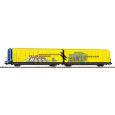 58298 H0-2er Einheit Großraumschiebewandwagen Himrrs44 mit Graffiti, Ep.VI Thumbnail 2