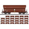 00730 H0 24er Set Schwenkdachwagen Tals 968, DB, Ep.IV, WS Thumbnail 1