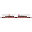 47470 H0 Doppel-Taschenwagen Sdggmrss 738, DBAG, Ep.VI DB-Schenker, WS Thumbnail 9