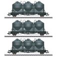 48264 H0 3er Set Staubsilowagen Kds 67, DB, Ep.III, WS Thumbnail 1