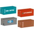 76553 H0 4er Set Container 20' Thumbnail 1