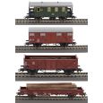 24140 H0 4er Set Güterwagen, DB, Ep.III Thumbnail 1