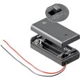 12443 Batteriehalter Batteriefach Akkuhalter Akkufach für 2x AA Mignon-Batterie Thumbnail 1