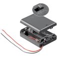12445 Batteriehalter Batteriefach Akkuhalter Akkufach für 3x AA Mignon-Batterie Thumbnail 1