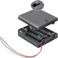 11473 Batteriehalter Batteriefach Akkuhalter Akkufach für 4x AA Mignon-Batterie Thumbnail 1