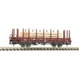 6660059 N Steckrungenwagen Ks mit Holzladung, DB, Ep.III Thumbnail 1