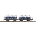 6660046 N 2er Set Behältertragwagen Laabkkmms, DB, Ep.III-IV 'Birkel' Thumbnail 1