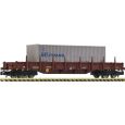 6660045 N Schwenkrungenwagen Res mit 40'-Container 'DEUTRANS', DR, Ep.IV Thumbnail 1