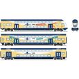 6220105 H0 3er Set Doppelstockwagen mit Steuerwagen, Metronom, Ep.VI AC Thumbnail 1