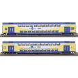 6220106 H0 2er Set Doppelstockwagen mit Steuerwagen, Metronom, Ep.VI AC Thumbnail 1