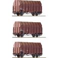 6600056 H0 3er Set Sägespänewagen, ÖBB, Ep.IV Thumbnail 1