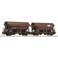 76022 H0 2er Set Schwenkdachwagen Tdrrs, ÖBB, Rail Cargo Austria, Ep.V-VI Thumbnail 1
