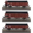 6600102 H0 3er Set offene Güterwagen, DRG, Ep.II Thumbnail 1