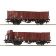 76289 H0 2er Set offene Güterwagen Ommr 33 'Villach', DB, Ep.III Thumbnail 1