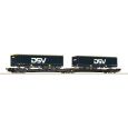 6600034 H0 Doppeltaschen-Gelenkwagen T3000e, TX-Logistik, Ep.VI 'DSV' Thumbnail 1