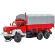 8054 H0 Feuerwehr MAGIRUS JUPITER 3-achs mit Pritsche,Plane und Rundumleuchte Thumbnail 1