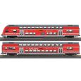 01088 TT 2er Set Doppelstockwagen mit Steuerwagen, VVO, DBAG, Ep.VI Thumbnail 1