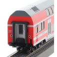 01088 TT 2er Set Doppelstockwagen mit Steuerwagen, VVO, DBAG, Ep.VI Thumbnail 4