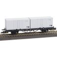 17484 TT Containertragwagen Post aa-t/12,8, Deutschen Post, Ep.IV Thumbnail 1
