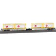 18074 TT Containertragwagen Sggmrss 747 mit vier Tankcontainern, DBAG, Ep.VI Thumbnail 1