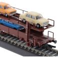 18592 TT Autotransportwagen-Einheit Laaek 4357 mit 8 PKW Lada 1200, DR, Ep.IV Thumbnail 3